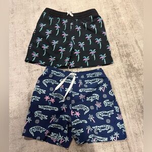Chubbies Tropical Palm Print Swim Shorts - Boys Size Small